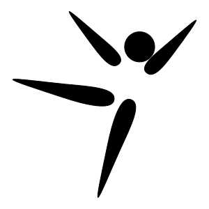 Piktogramm aerobic-gymnastik